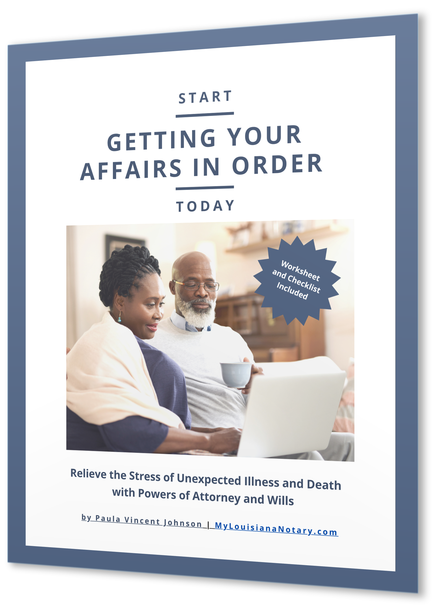 Start Getting Your Affairs in Order